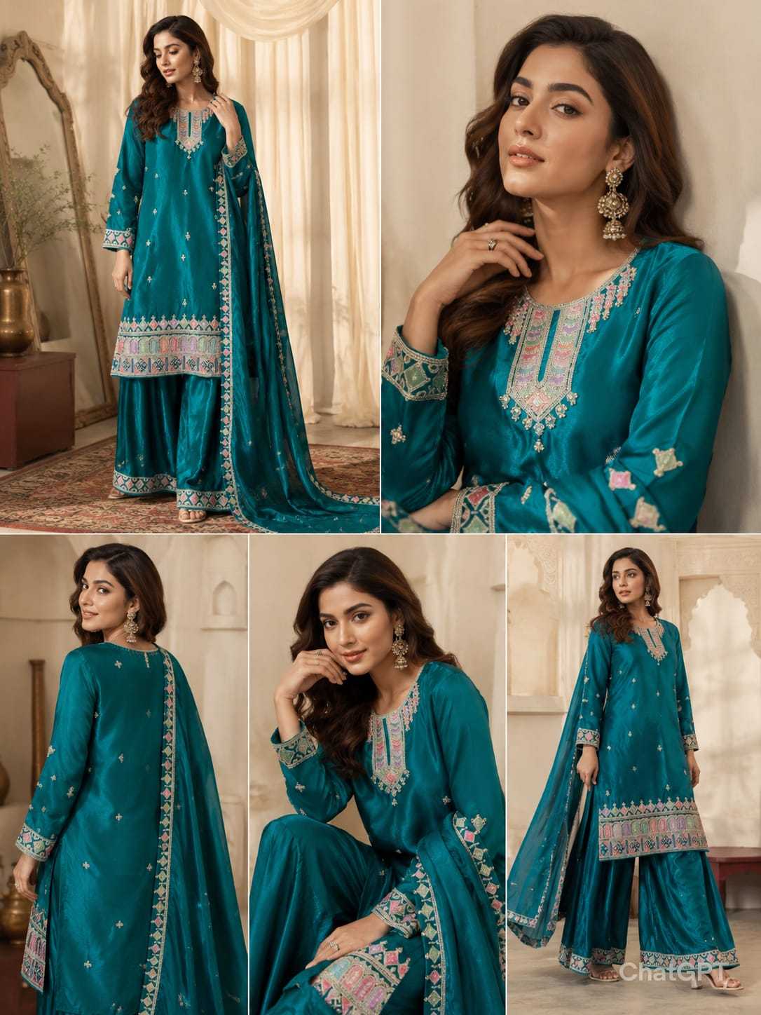 VMORA TRENDZ LAUNCH ZOYA -2 NC FANDY PURE VISCOSE FABRIC WITH BEATS WORK WHOLESALE