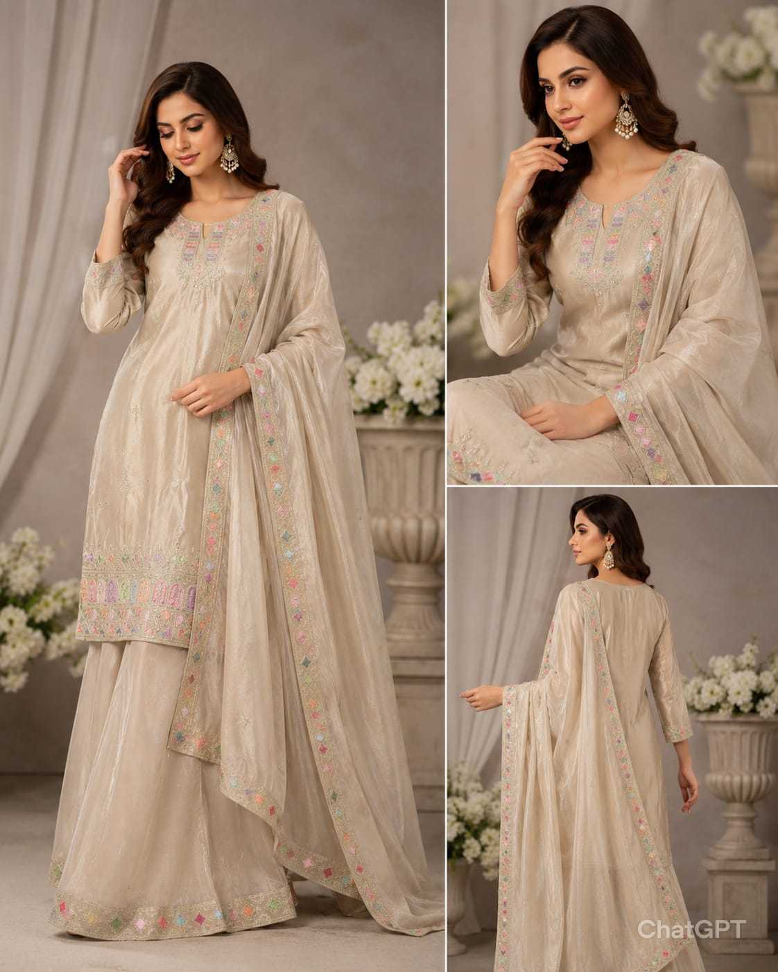 VMORA TRENDZ LAUNCH ZOYA -4 NC FANDY PURE VISCOSE FABRIC WITH BEATS WORK WHOLESALE