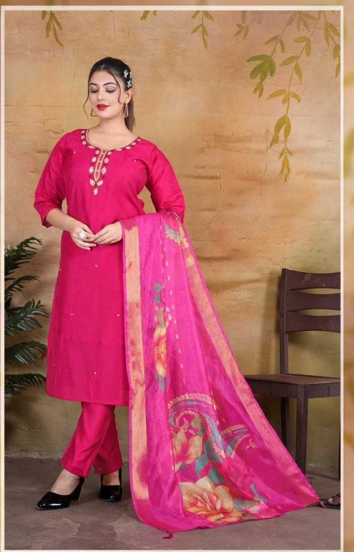 INDIAN CULTURE LAUNCHING ALIA-1 HAND WORK 3PCS IN WHOLESALE 