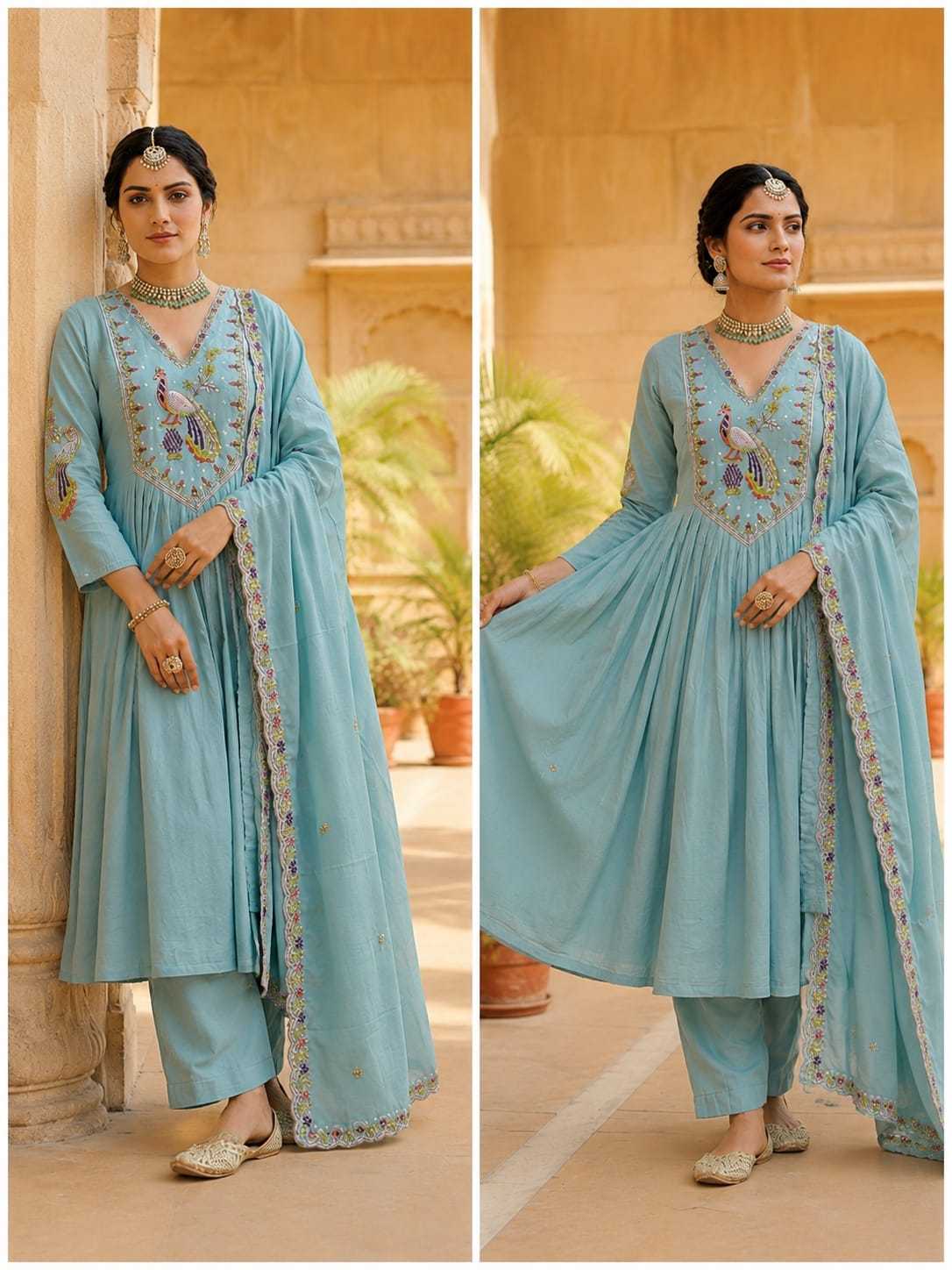 THIS ITEM IS ROMANSILK FABRIC PARTY WEAR TOUCH AND DESIGNER WEAR  WITH DUPATTA
