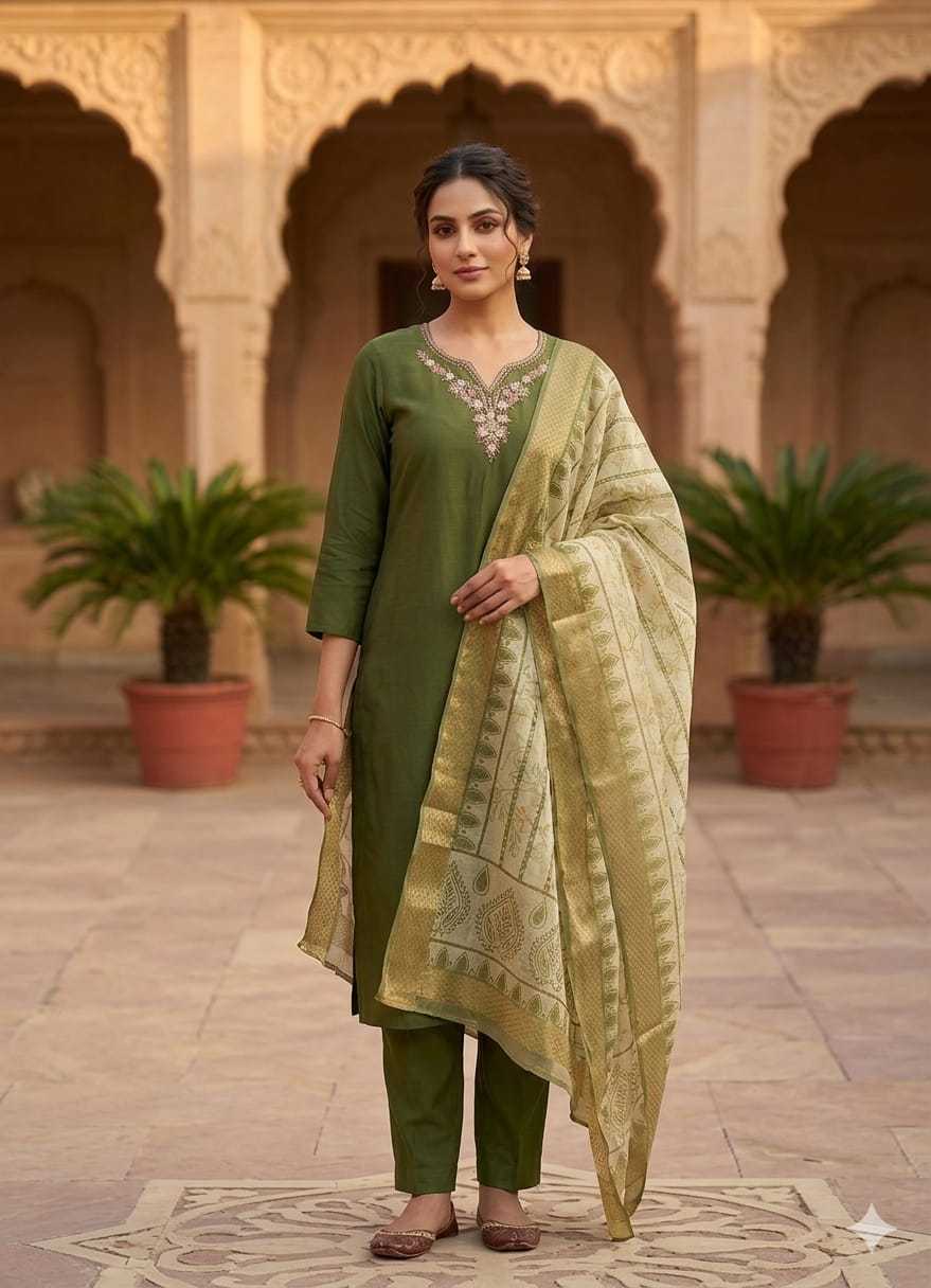 VMORA TRENDZ LAUNCHING KAJAL INDIAN WEAR 3PCS ALMOST SUPPLY IN KERALA ONLY FOR WHOLESALE