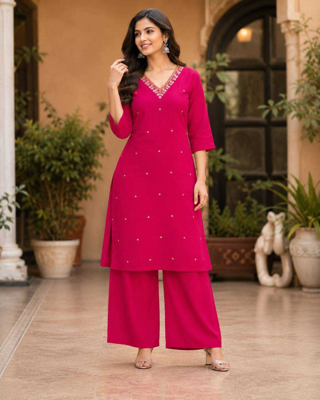 VMORA TRENDZ LAUNCH ANAYA-1 PLAZZO PAIR ONLY FOR WHOLESALE